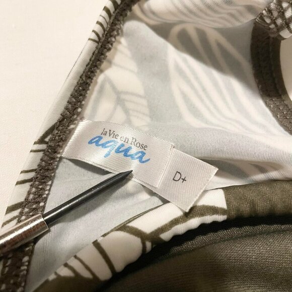 La Vie En Rose Aqua Bikini Size Medium D+ Cup Swim Suit - Picture 16 of 16